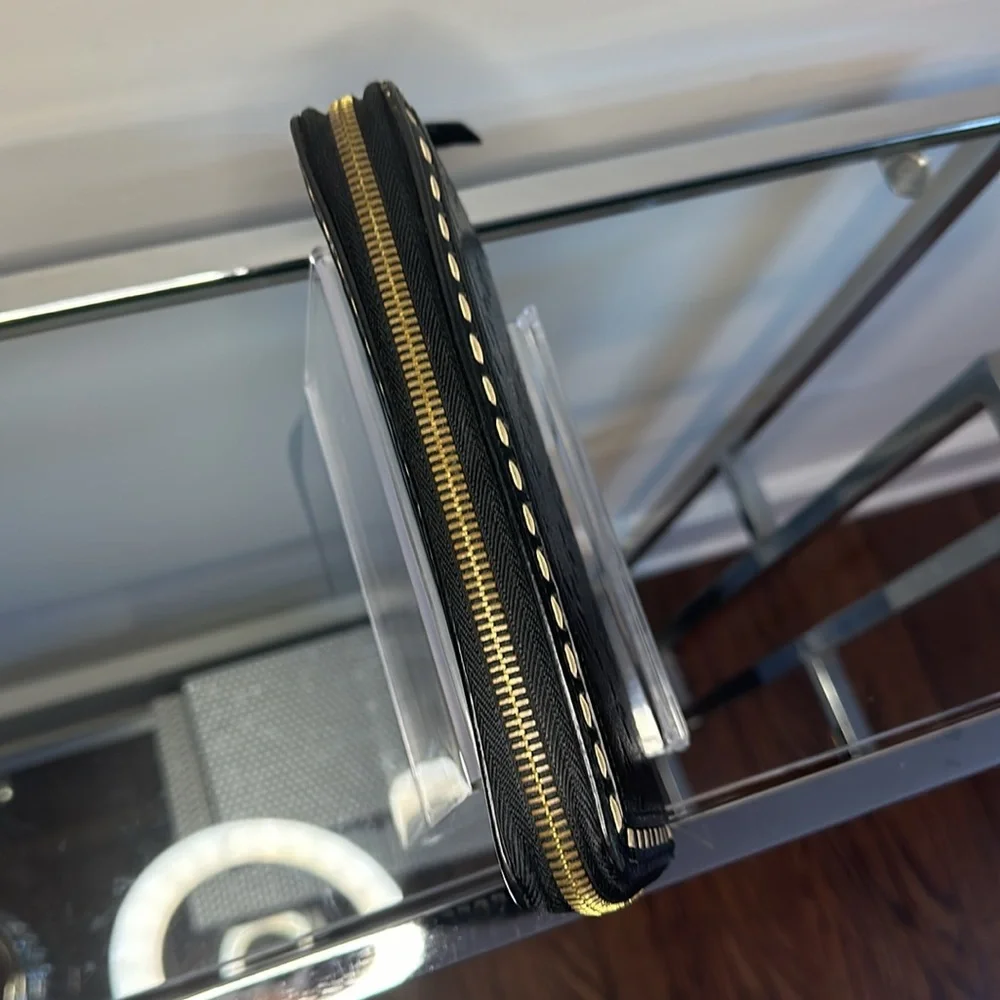Louis Vuitton Black Monogram Empreinte Stitch Wallet, Full Inclusion! - Picture 6 of 16